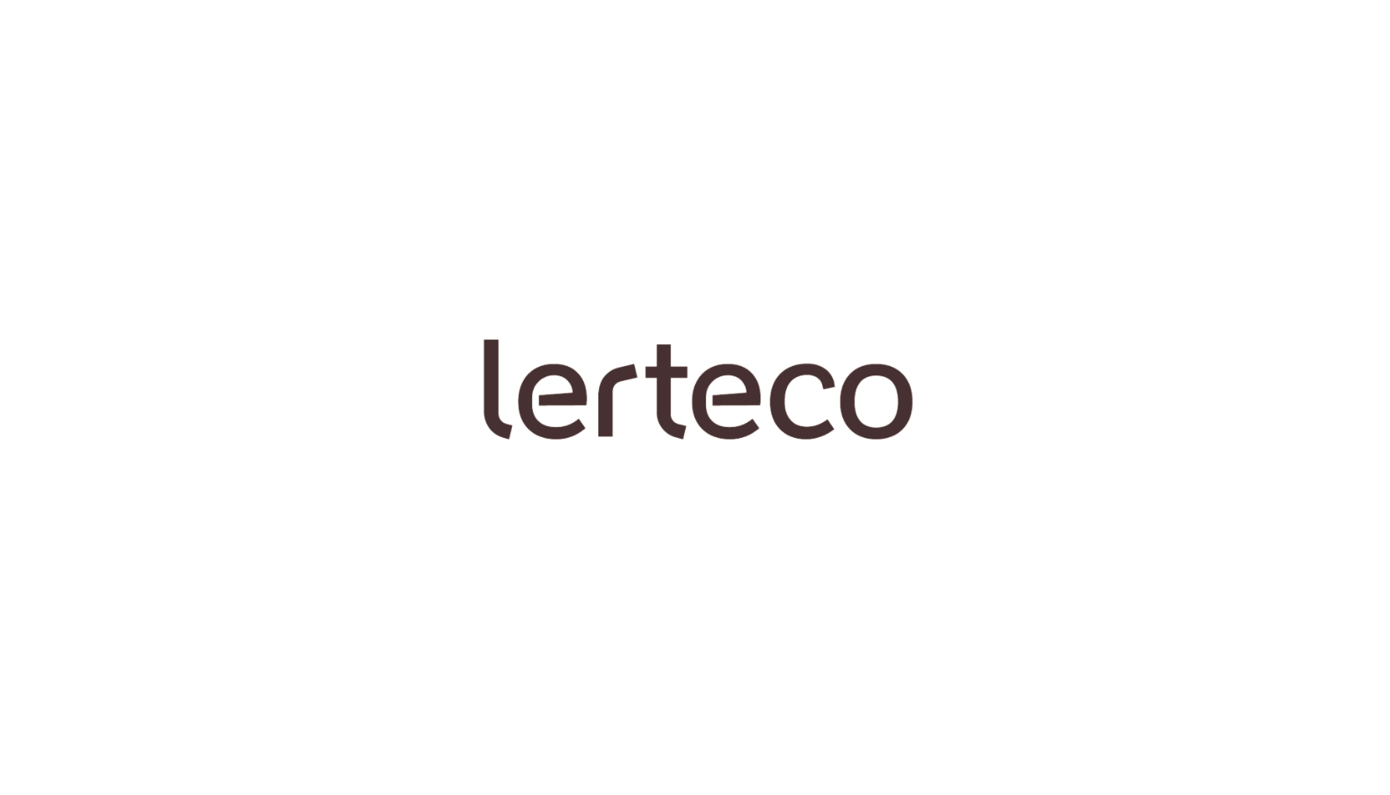 Lerteco font logo 2x